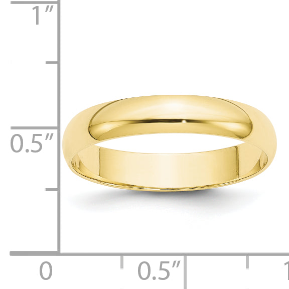 10KY 4mm LTW Half Round Band Size 13