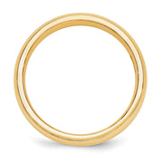 14KY 5mm Standard Comfort Fit Wedding Band Size 8