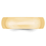 14KY 6mm LTW Comfort Fit Band Size 11.5