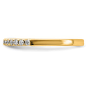 14K Gold Lab Grown Diamond VS/SI FGH Wedding Band