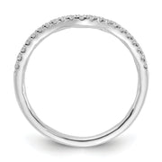 14kw Lab Grown VS/SI FGH Dia Contoured Wedding Band
