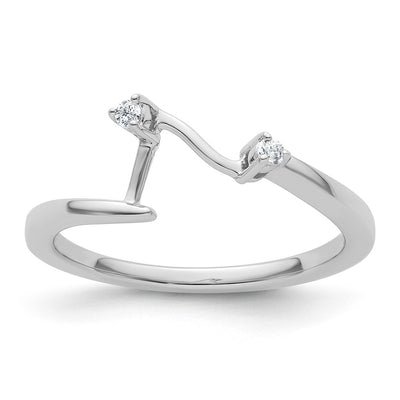 14kw Contured Lab Grown VS/SI FGH Dia Wedding Band