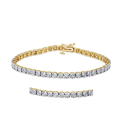10K 0.96-1.10CT D-BRACELET