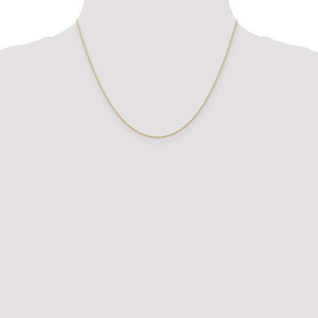 10k .5mm Carded Cable Rope Chain