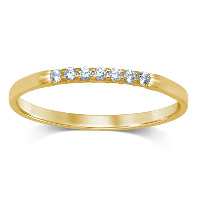 14K  0.10CT   Diamond LADIES BAND
