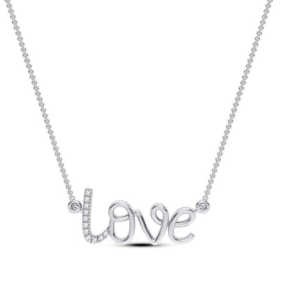 10K 0.02CT Diamond Necklace