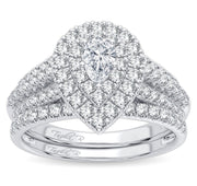 14K 1.00ct Diamond Bridal Ring