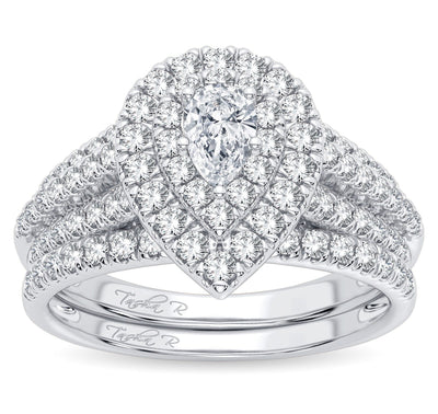 14K 1.00ct Diamond Bridal Ring