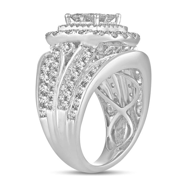 14K 4.00CT Diamond bridal ring