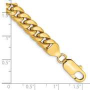 14k 7.3mm Semi-Solid Miami Cuban Chain