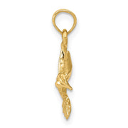 14k Hummingbird Pendant
