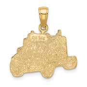 14k Truck Cab Pendant
