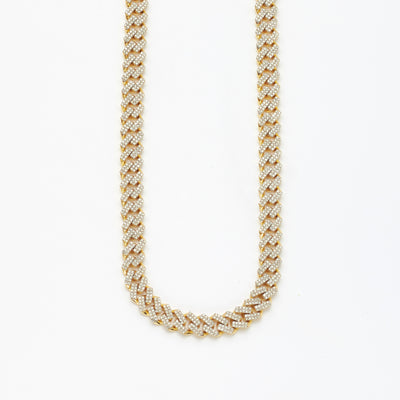 10KY 11.0CW DIAMOND SQUARE LINK MIAMI CUBAN CHAIN