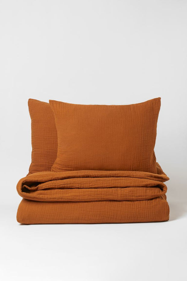 Muslin duvet cover set